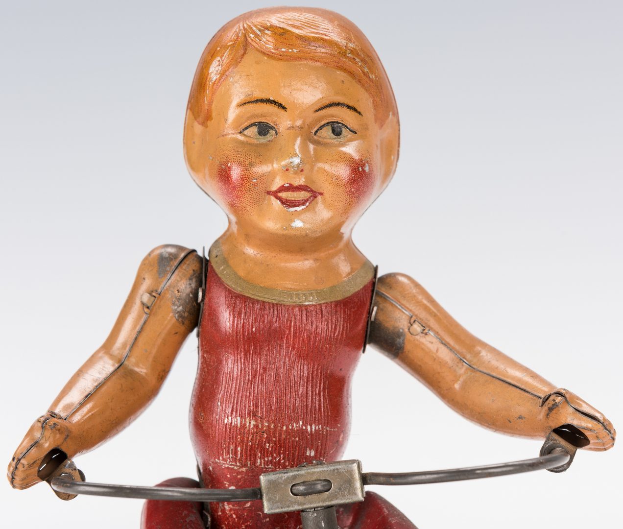 Lot 429: Vintage Kiddy Cyclist Wind-up Toy