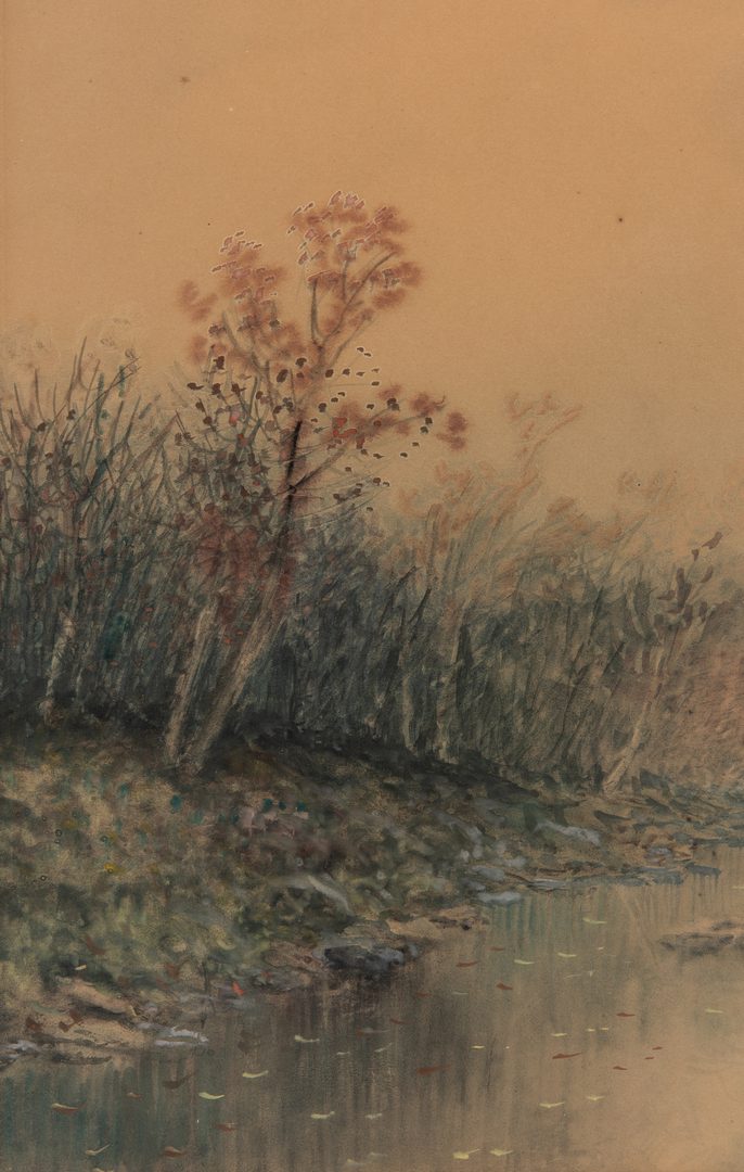 Lot 49: Robert Burns-Wilson Watercolor & Gouache Landscape