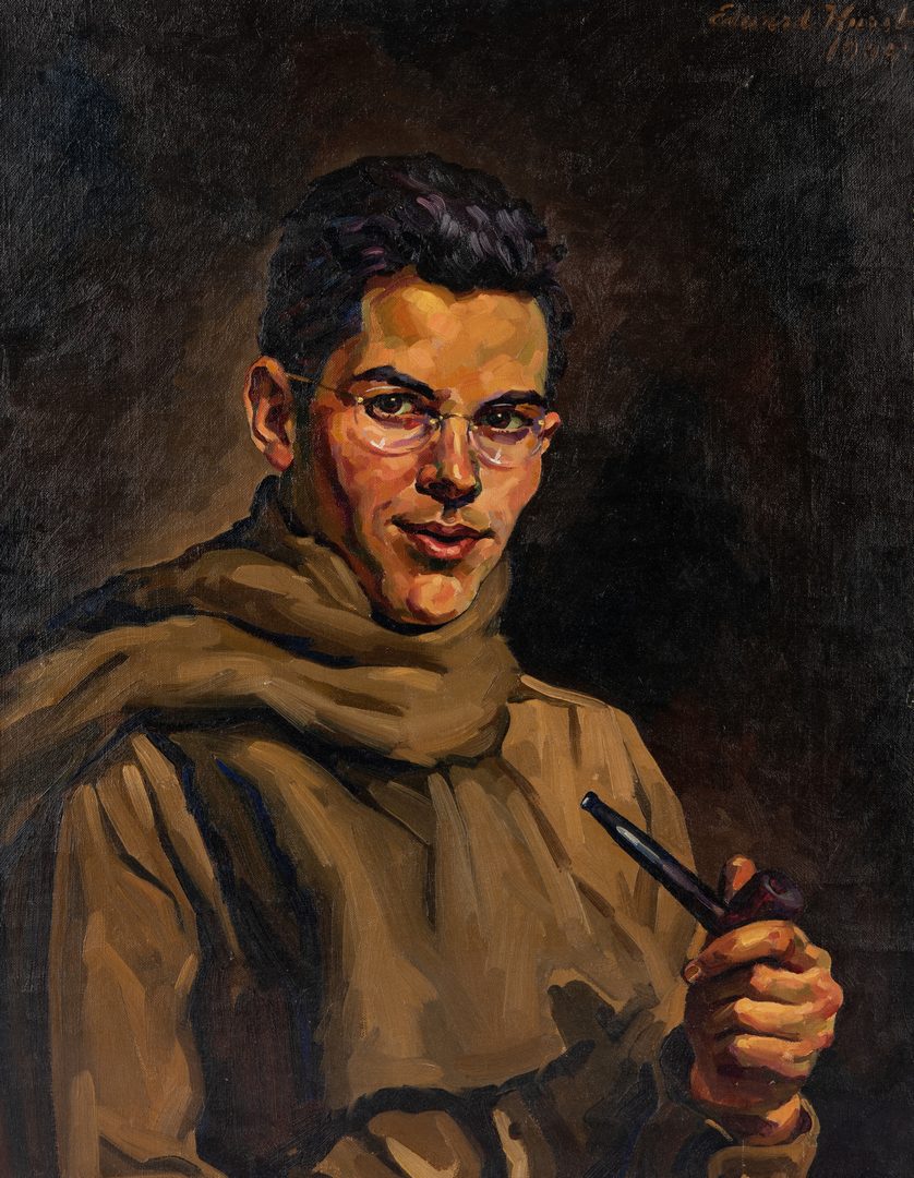 Lot 52: Portrait by Edward Hurst 1945