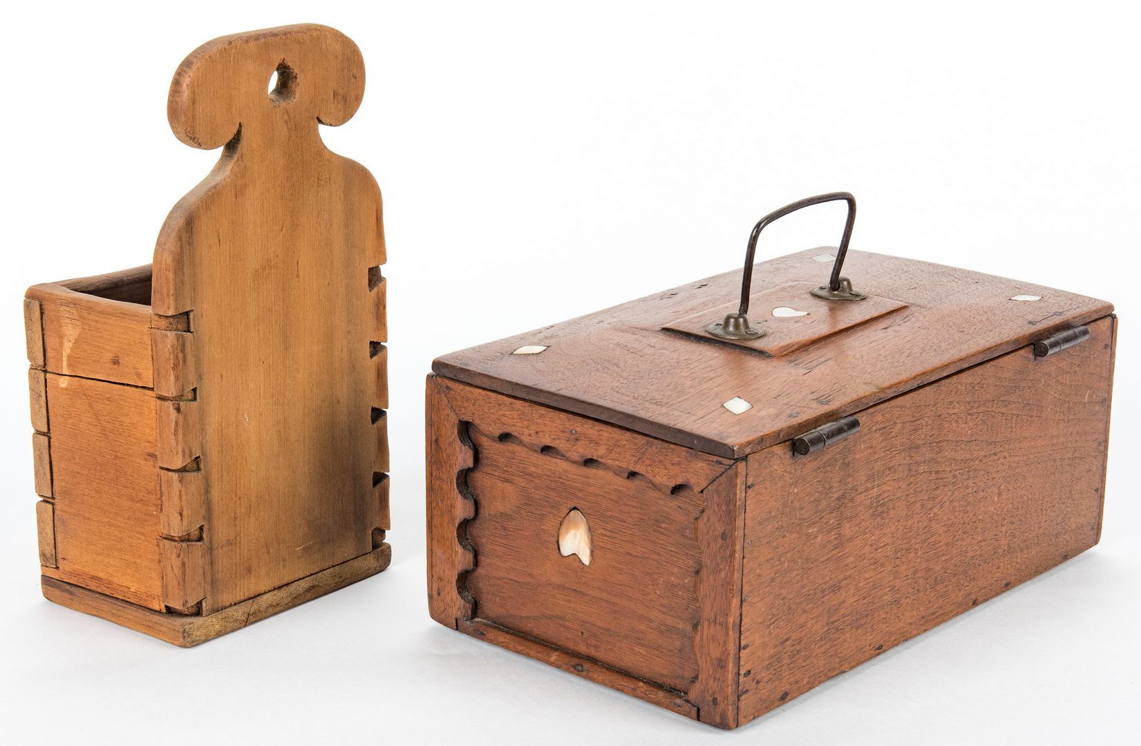 Lot 122: Collection of 12 Wood Boxes, incl. Shaker