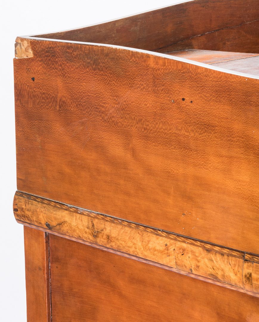 Lot 126: Inlaid Tiger Maple Chest of Drawers