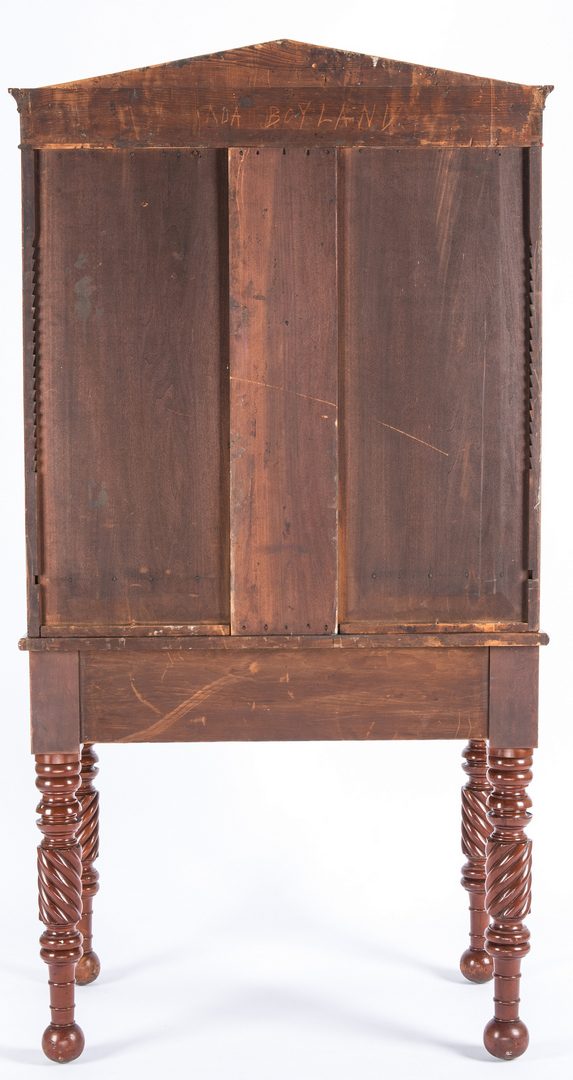 Lot 135: Classical Kentucky Secretary Bookcase