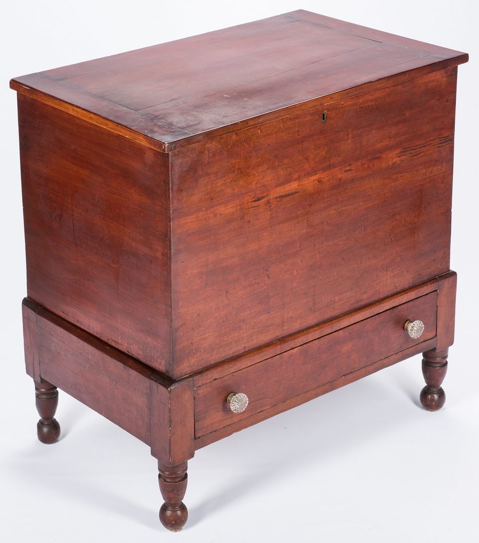 Lot 141: Middle TN Cherry Sugar Chest, Maury Co.