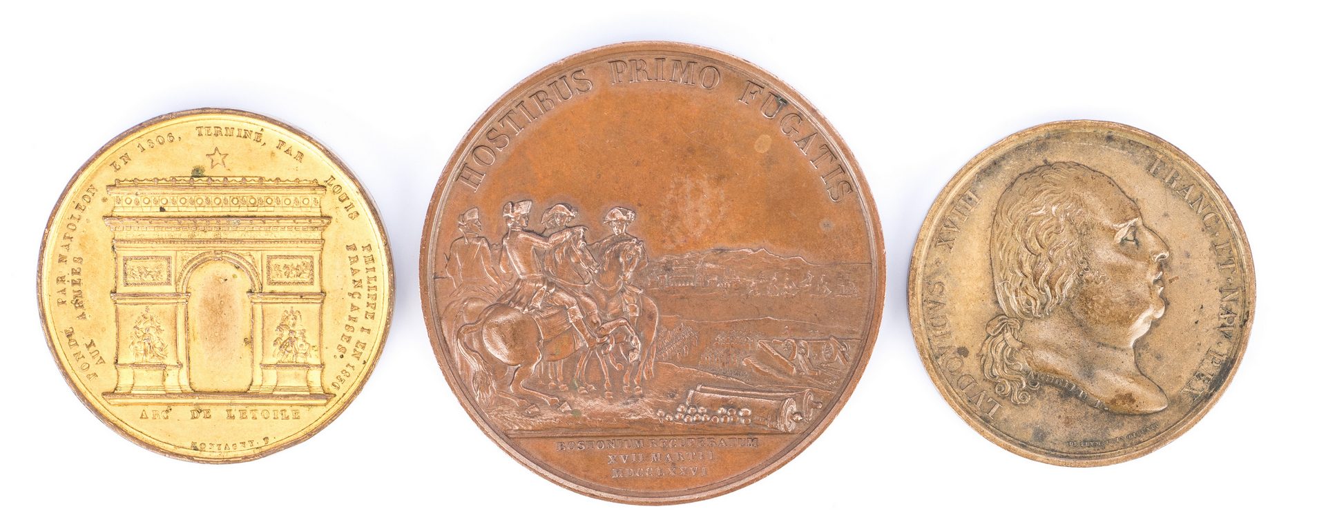 Lot 166: Group of 4 19th Cent. French/American Bronze Medals