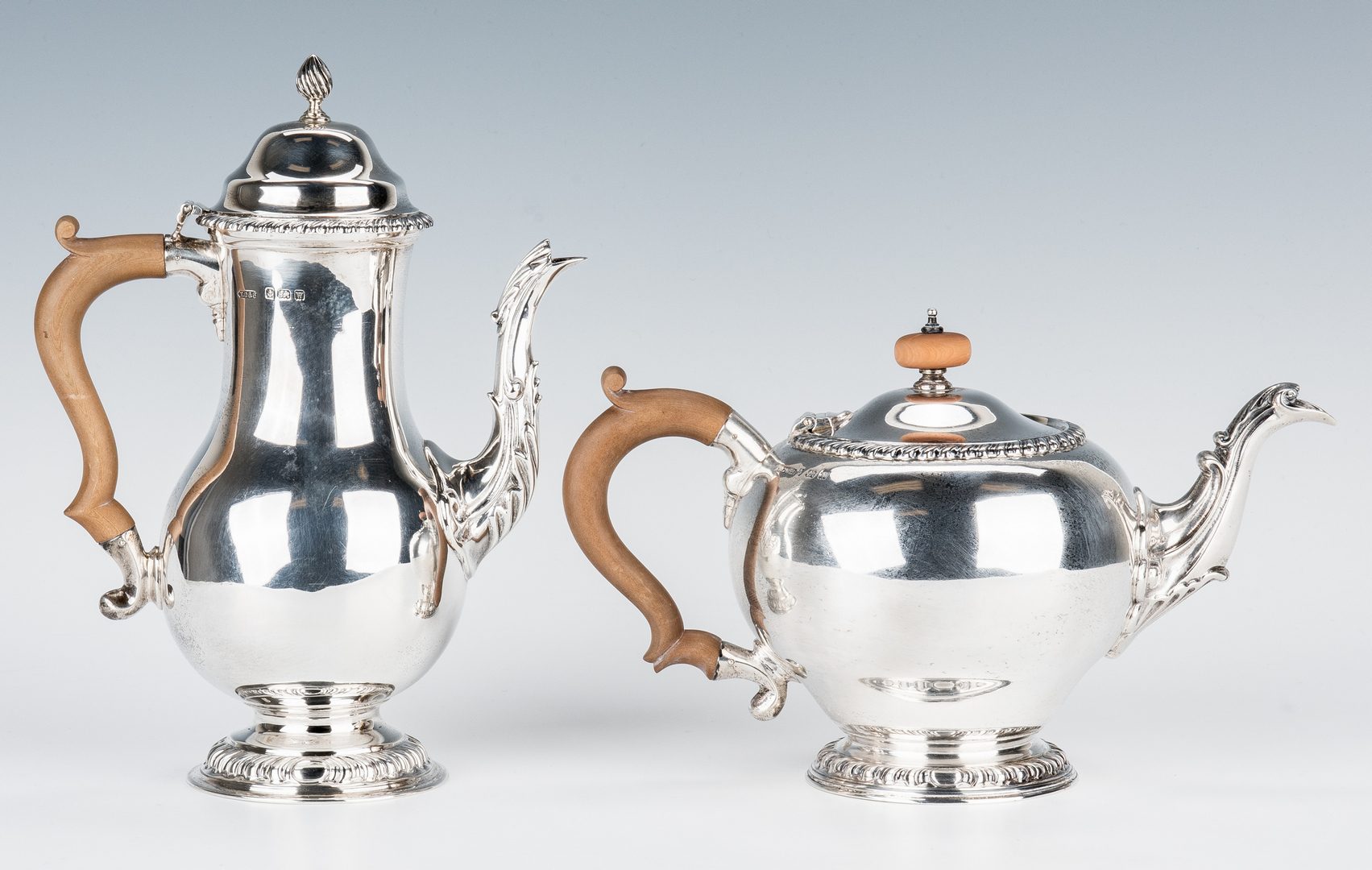 Lot 198: Asprey & Co. Sterling Silver Tea Set