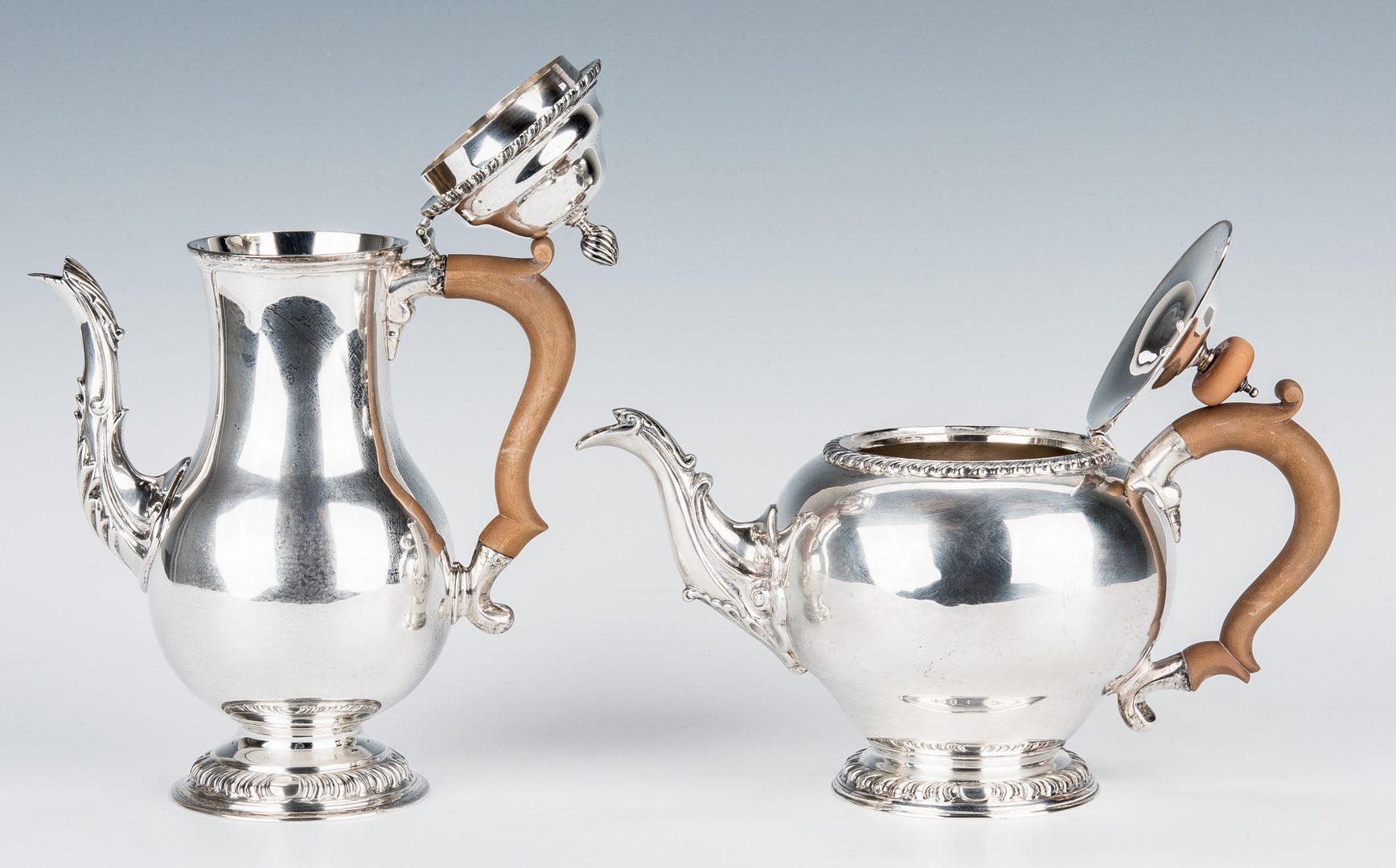 Lot 198: Asprey & Co. Sterling Silver Tea Set