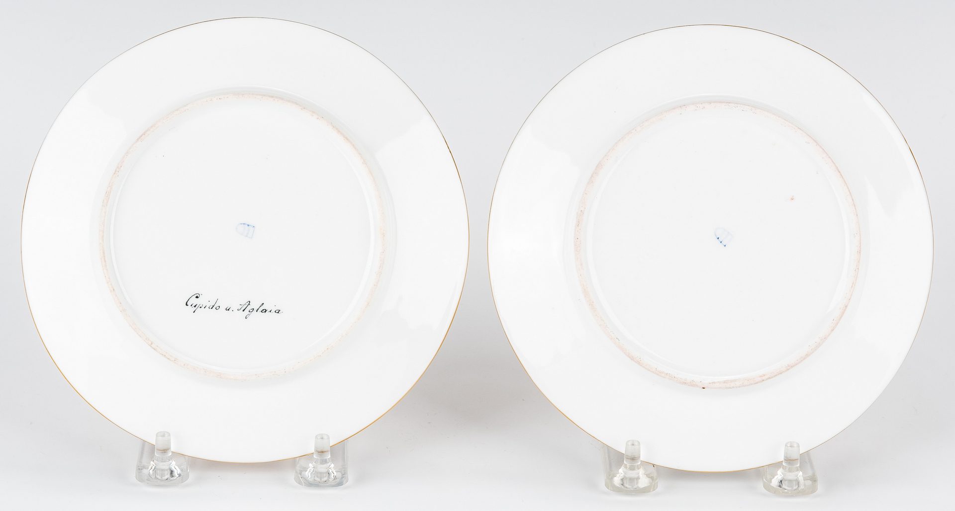 Lot 227: Pr. Royal Vienna Cabinet Plates, signed Bauer