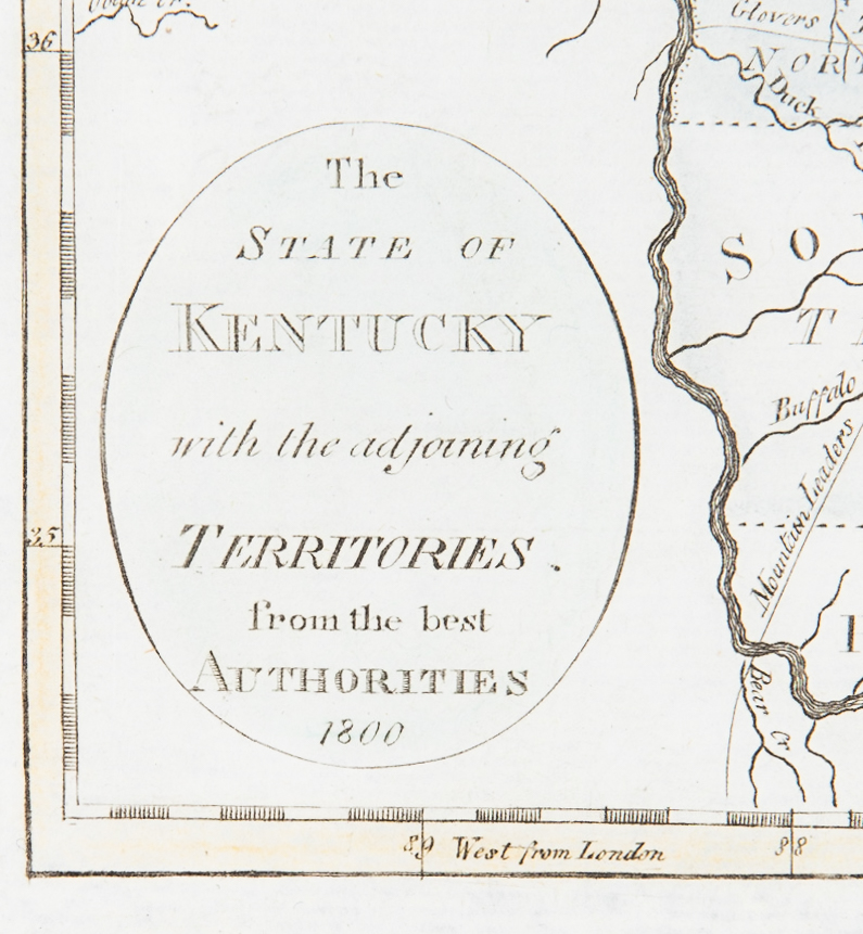 Lot 247: John Payne Kentucky Map, 1800
