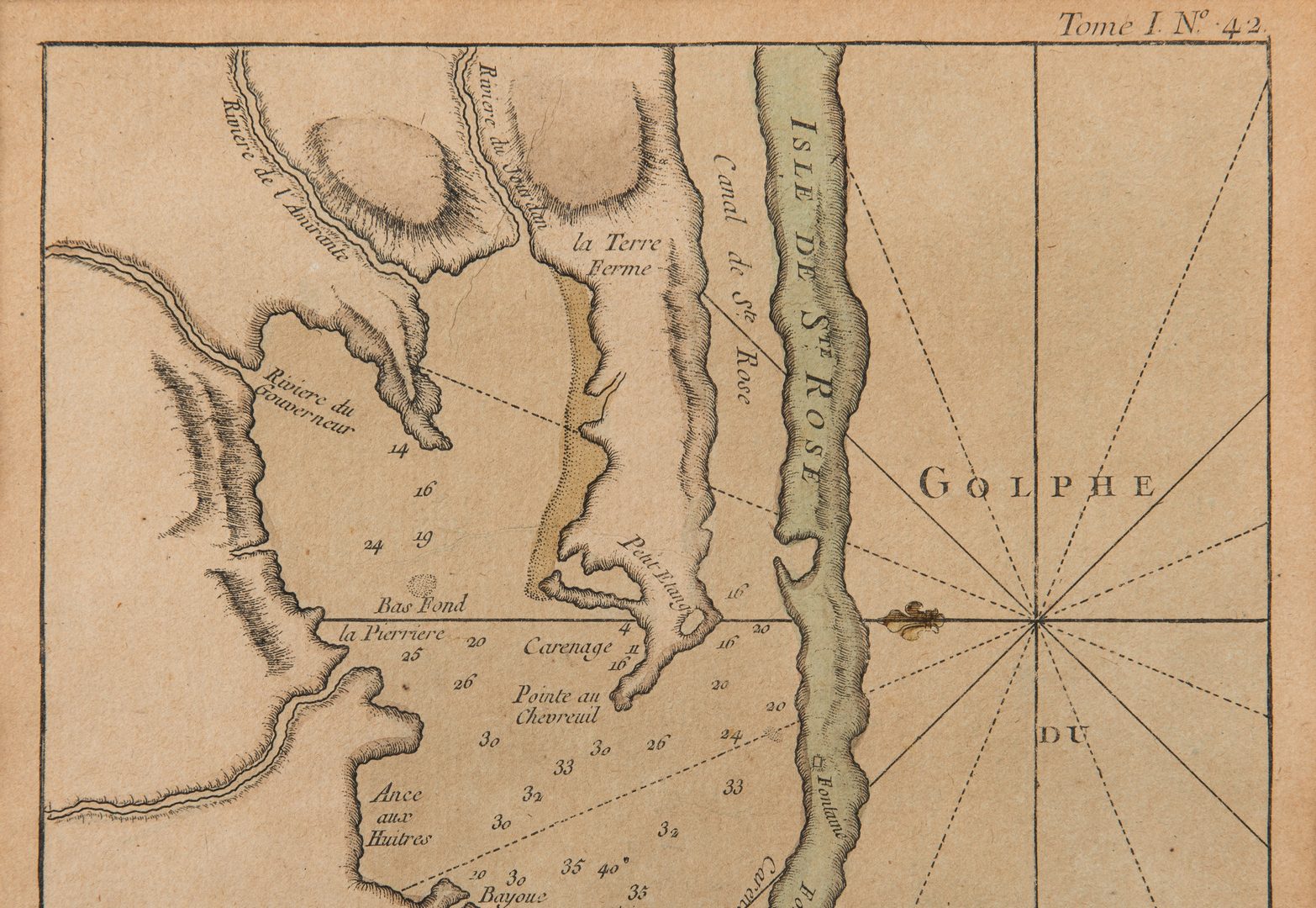 Lot 253: 3 Bellin Maps, incl. Louisiana, Florida, 1760s