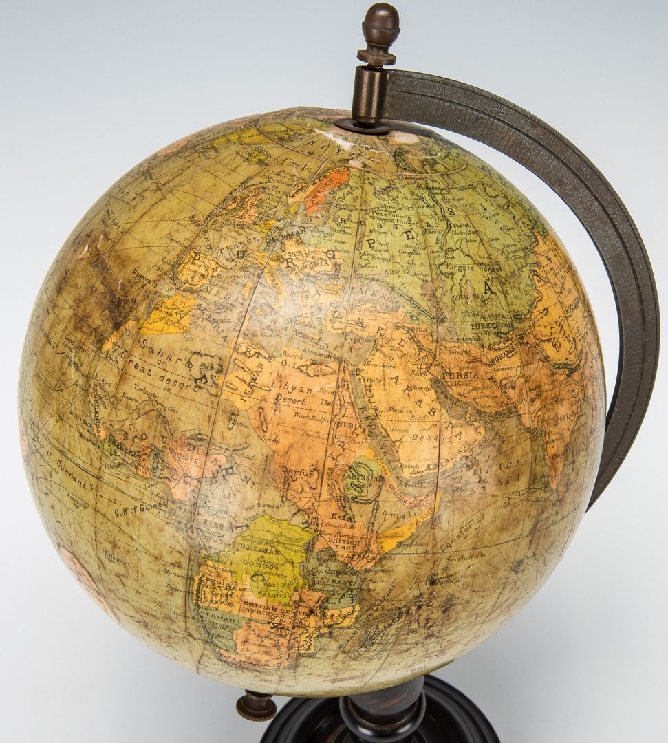 Lot 255: Terrestrial Table Globe, E.J. Arnold & Son
