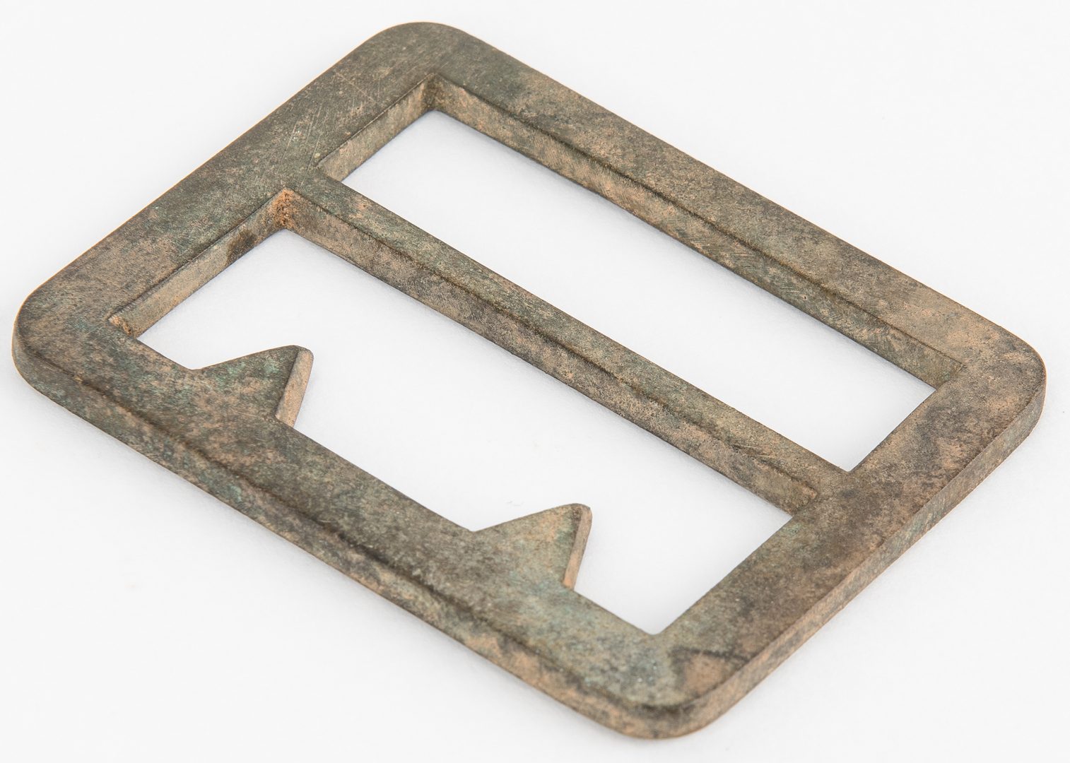 Lot 272: 2 Confederate Frame Buckles, incl. Gutterback, Beveled Edge