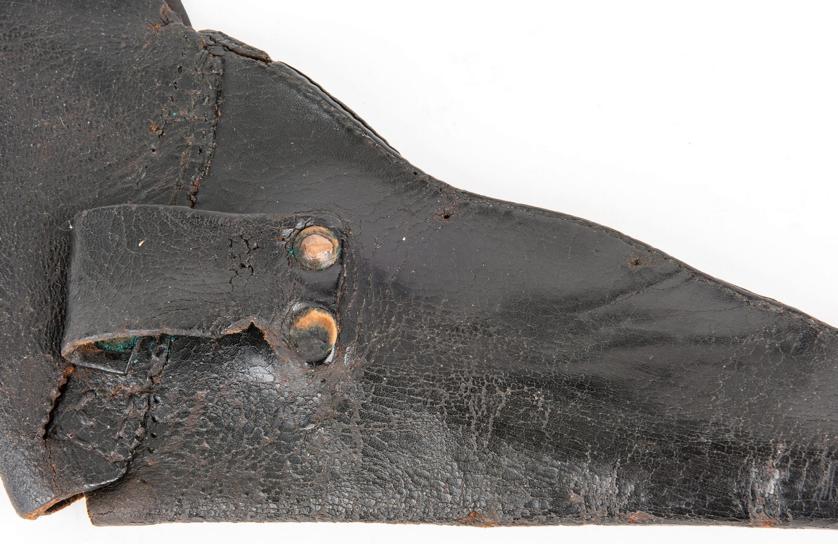 Lot 290: 2 Confederate Leather Holsters, including .44 and .36 cal