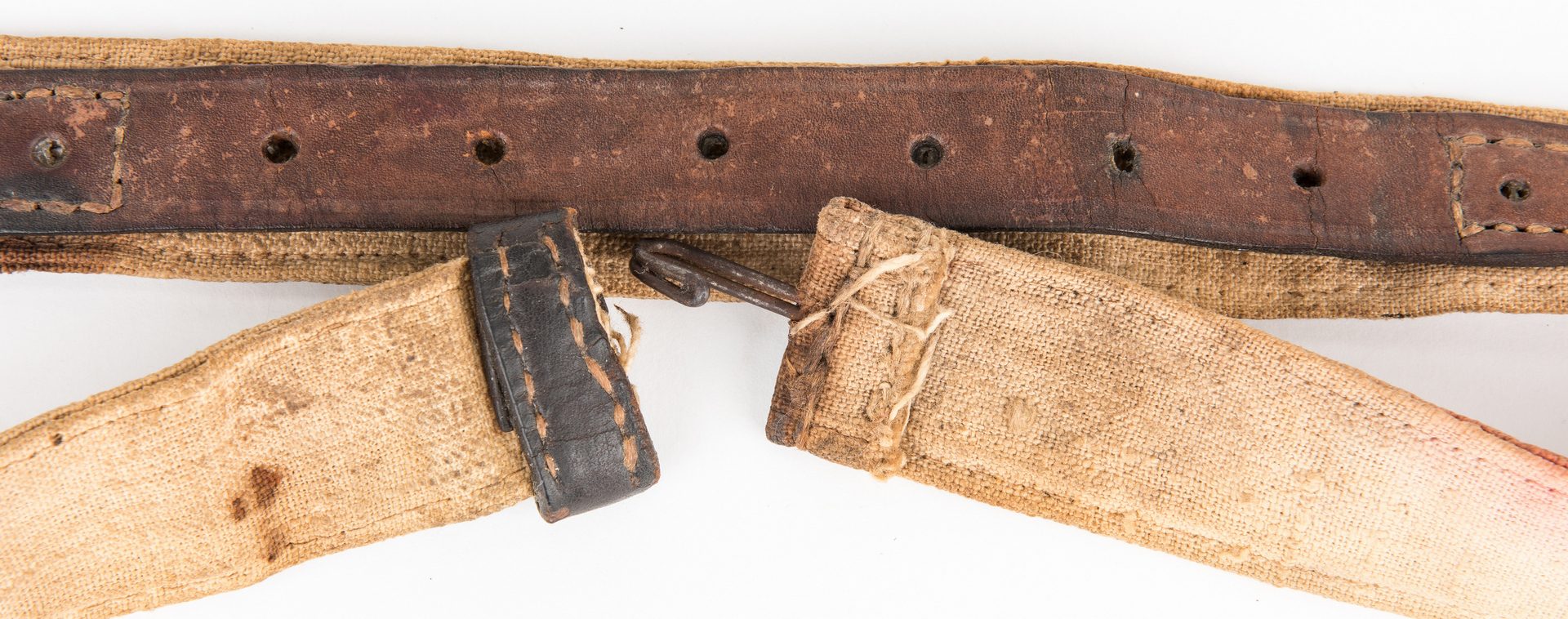 Lot 292: 2 Confederate Web Rifle or Carbine Slings
