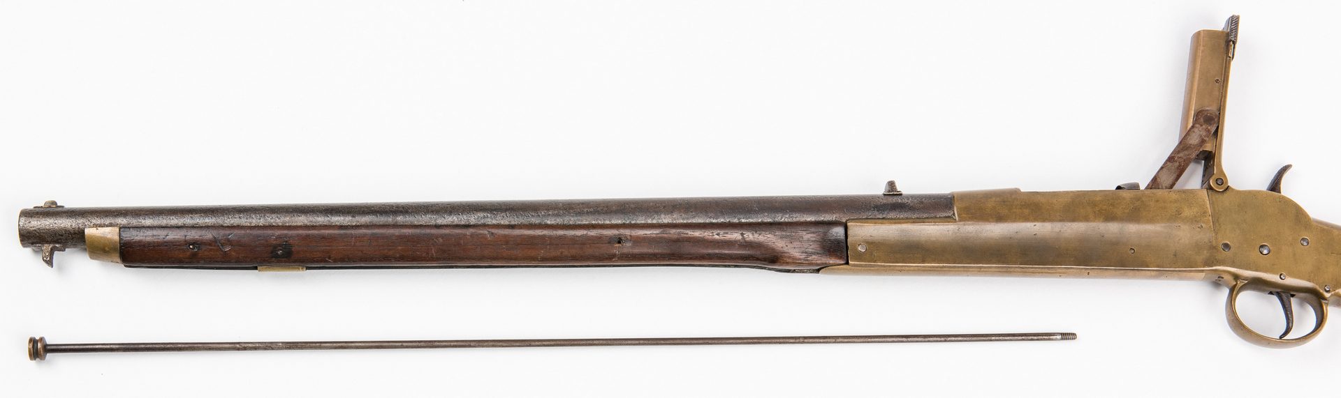 Lot 294: Morse Marked Brass Framed Carbine, SN# 1007