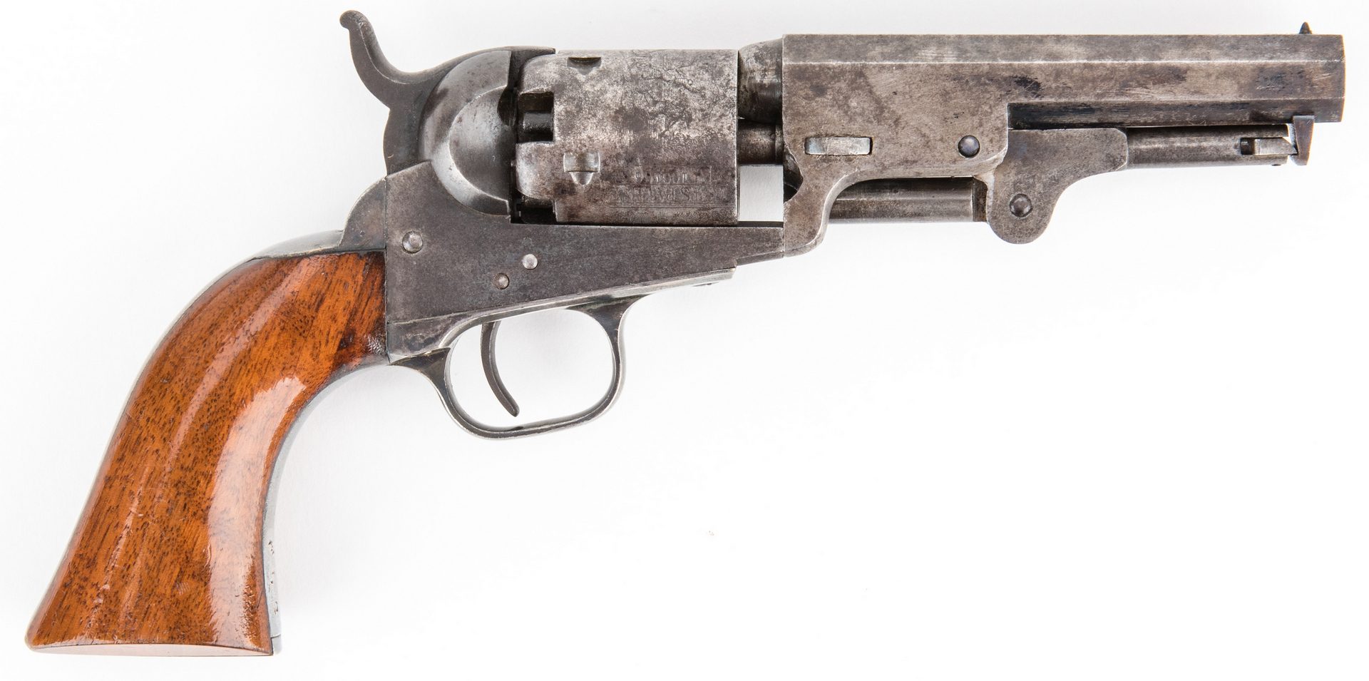 Lot 302: Cased Confederate Colt Model 1849 Pocket Percussion Revolver, .31 cal