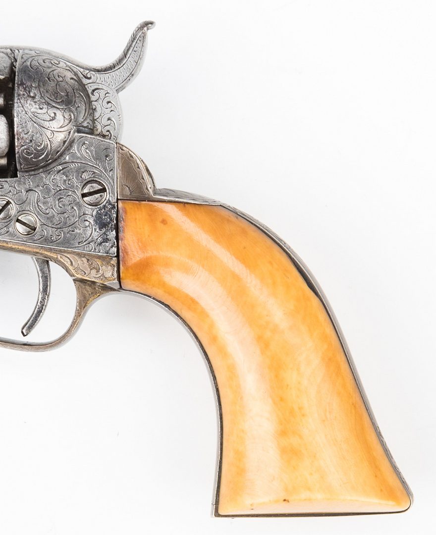 Lot 303: Nimschke Factory Engraved Colt Model 1849 Revolver, .32 cal