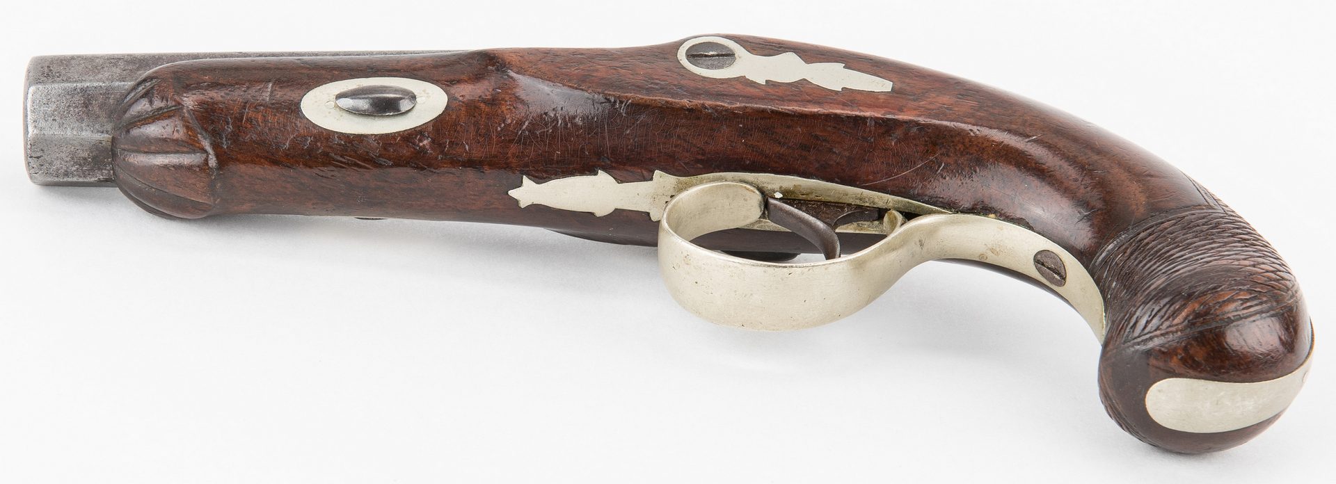 Lot 304: Cased pair of Memphis Made Schneider & Company Percussion Derringers, .45 cal