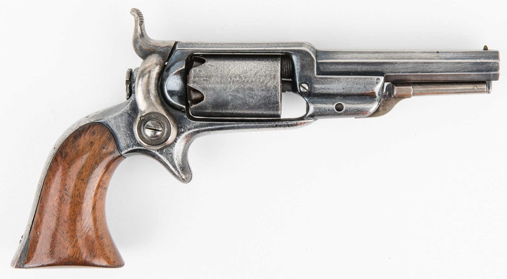 Lot 318: Colt Model 1855 "Root" Sidehammer Pocket Percussion Revolver, .28 Caliber
