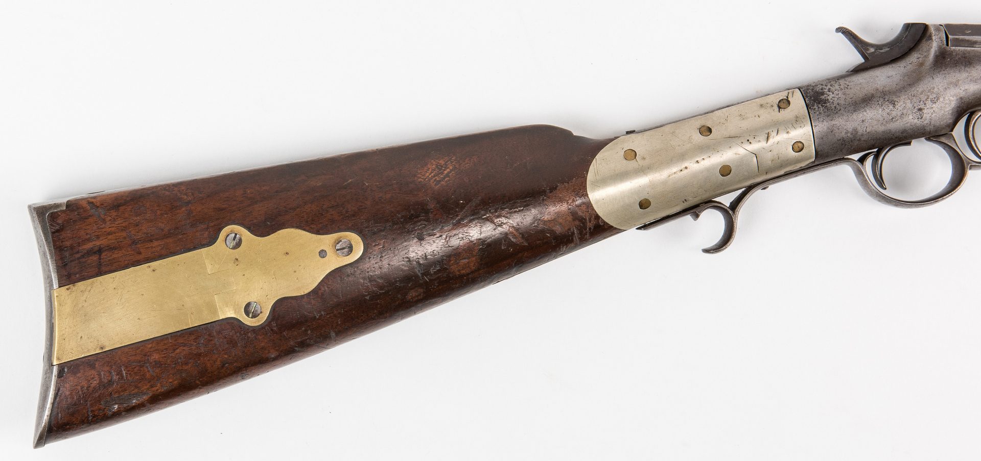 Lot 320: Kittredge Marked Wesson First Model Carbine, .44 rimfire cal.