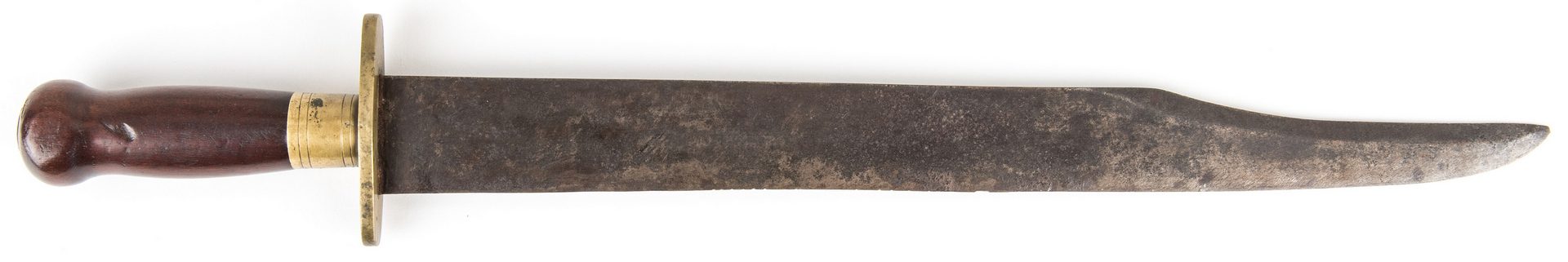 Lot 327: Confederate NC Clip Point Bowie Knife, Calvin Baker, 3rd VA Infantry