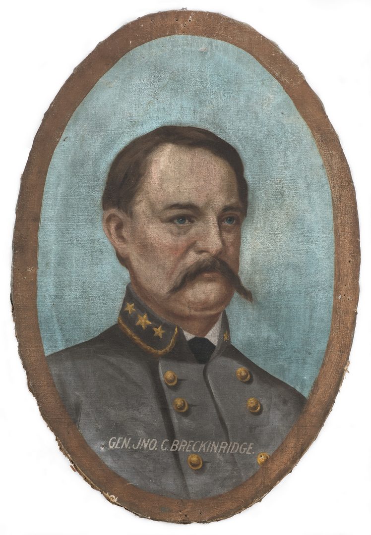 Lot 345: Lawrence Thompson Dickinson O/C, General J. C. Breckinridge