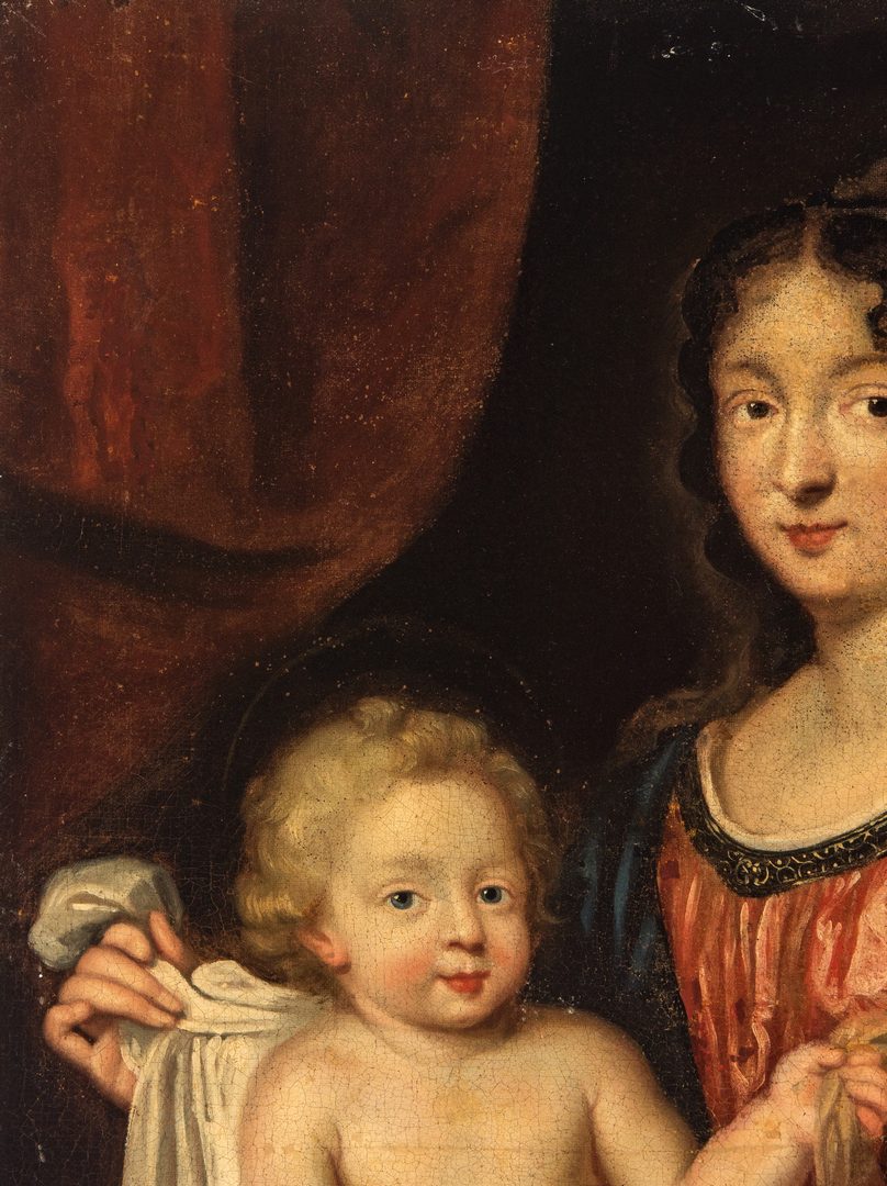 Lot 360: Manner of Sir Peter Lely, Portrait of Woman and Child