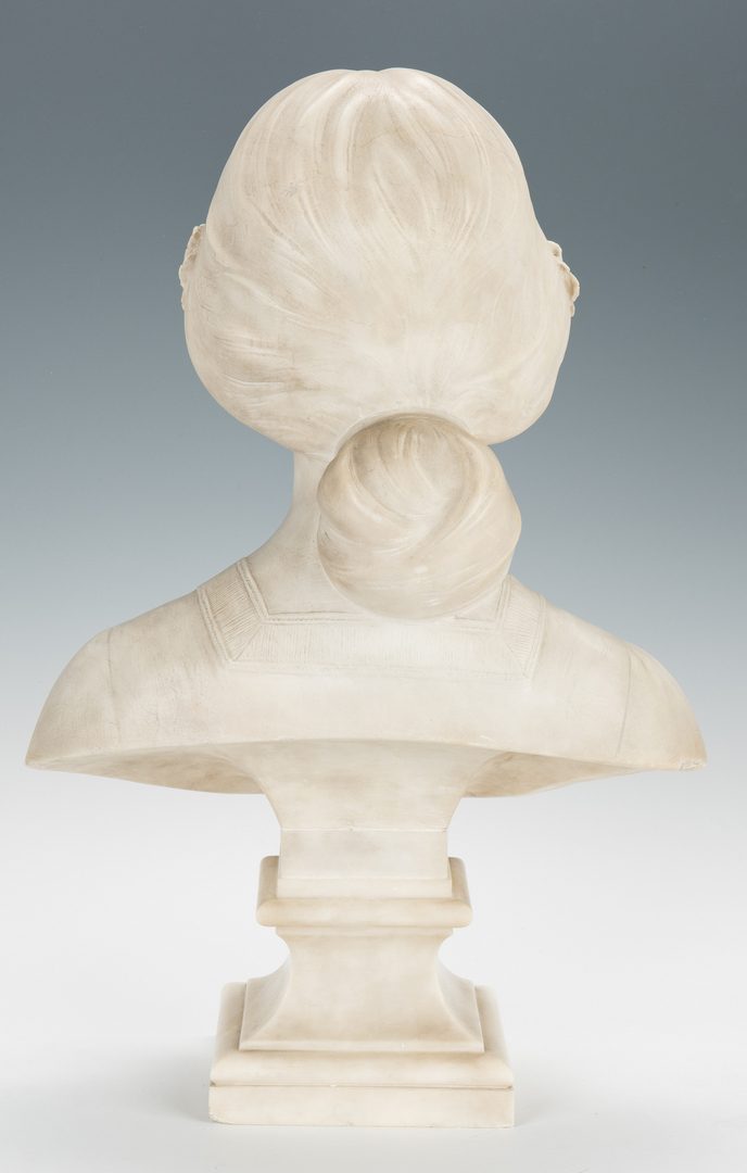 Lot 375: Marble Bust of a Young Beauty