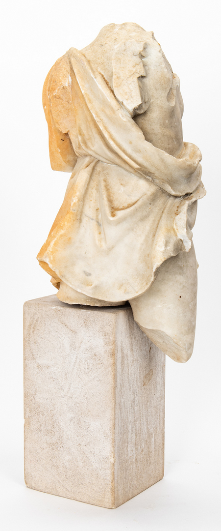 Lot 376: 3 Classical White Marble Sculpture Fragments | Case Antiques