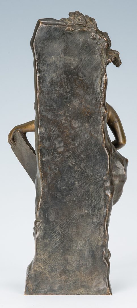 Lot 377: Emile Louis Picault Female Bronze, "Memoria"