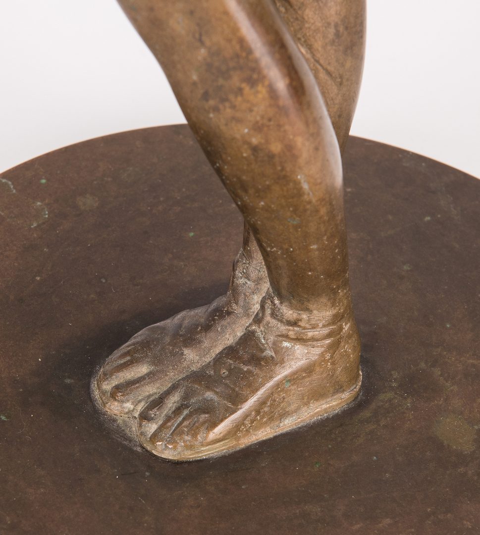 Lot 378: Bronze Sculpture of a Nude Woman