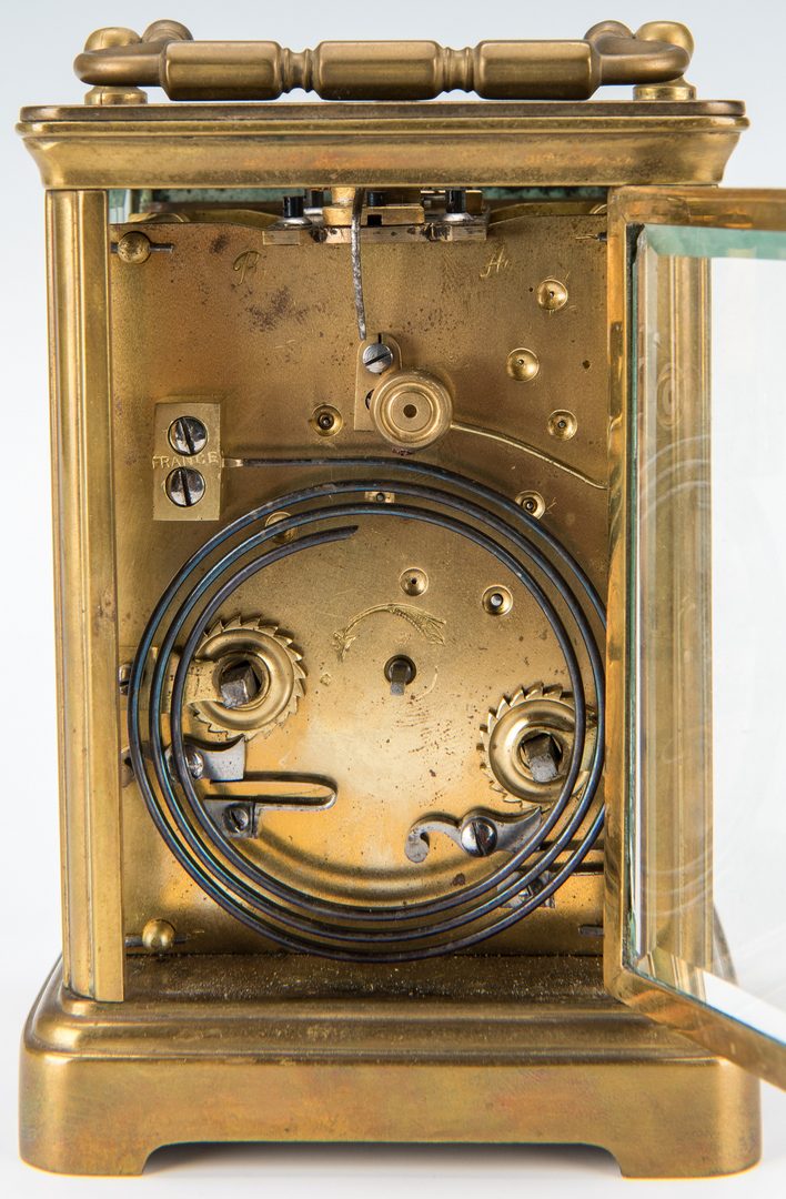 Lot 379: 2 Brass Carriage Clocks, incl.  J.E. Caldwell & Co.