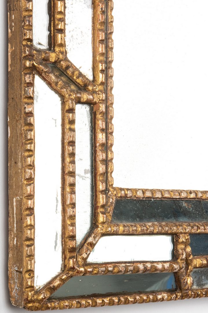 Lot 383: 19th Century Carved Giltwood Venetian Mirror