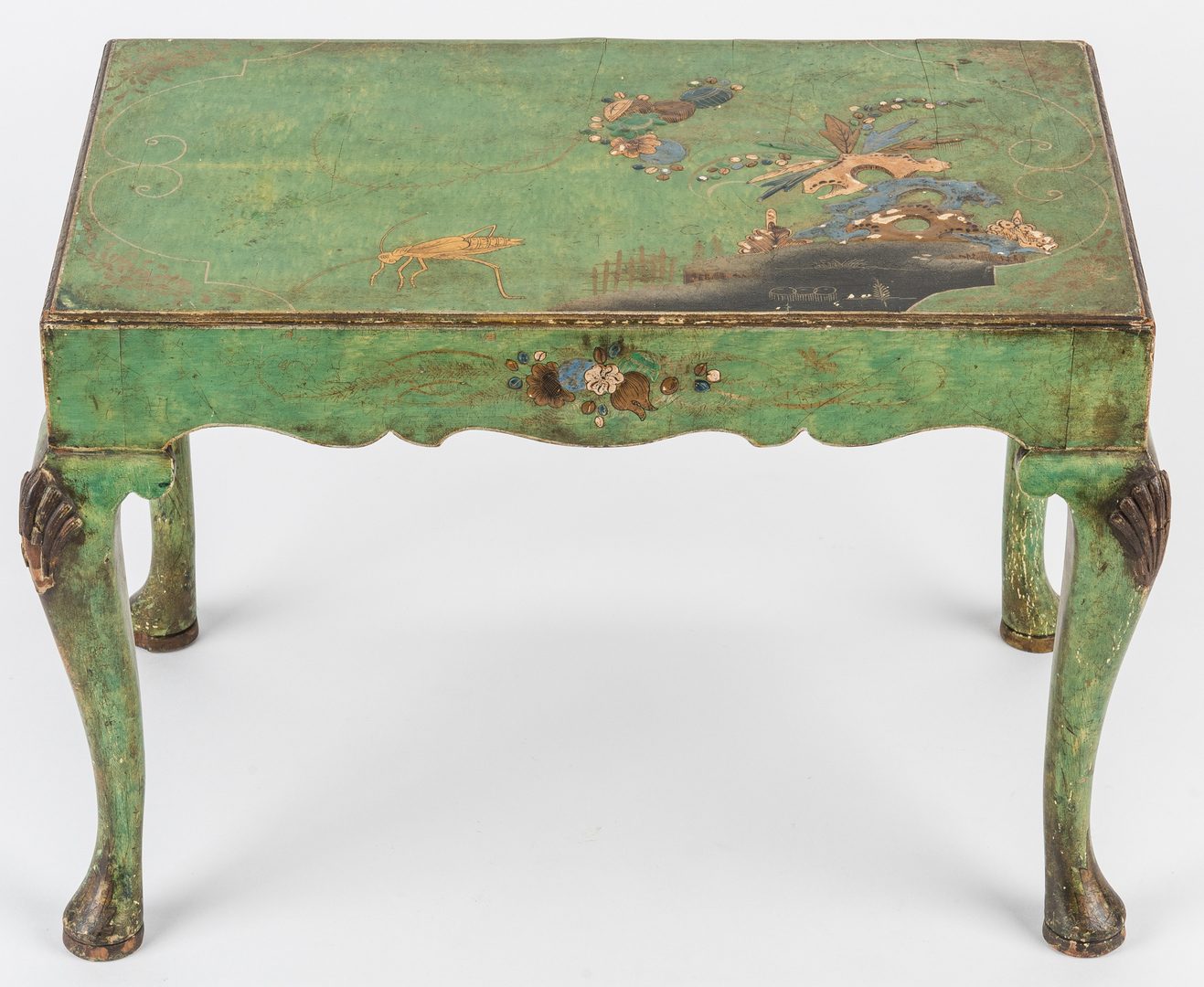 Lot 385: George III Chinoiserie Low Table with Grasshopper