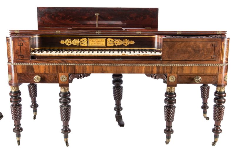 Lot 403: American Federal Piano Forte, Loud Brothers