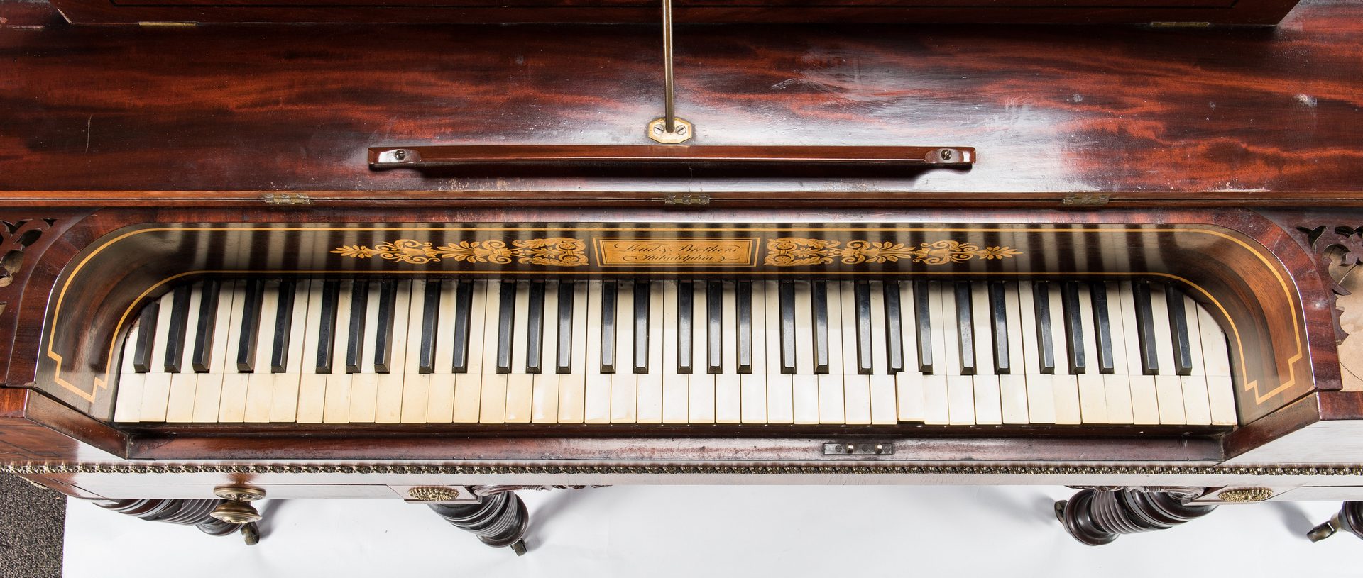 Lot 403: American Federal Piano Forte, Loud Brothers