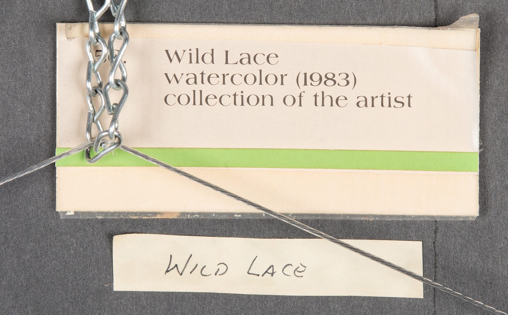 Lot 426: Carl Sublett Watercolor Landscape, Wild Lace