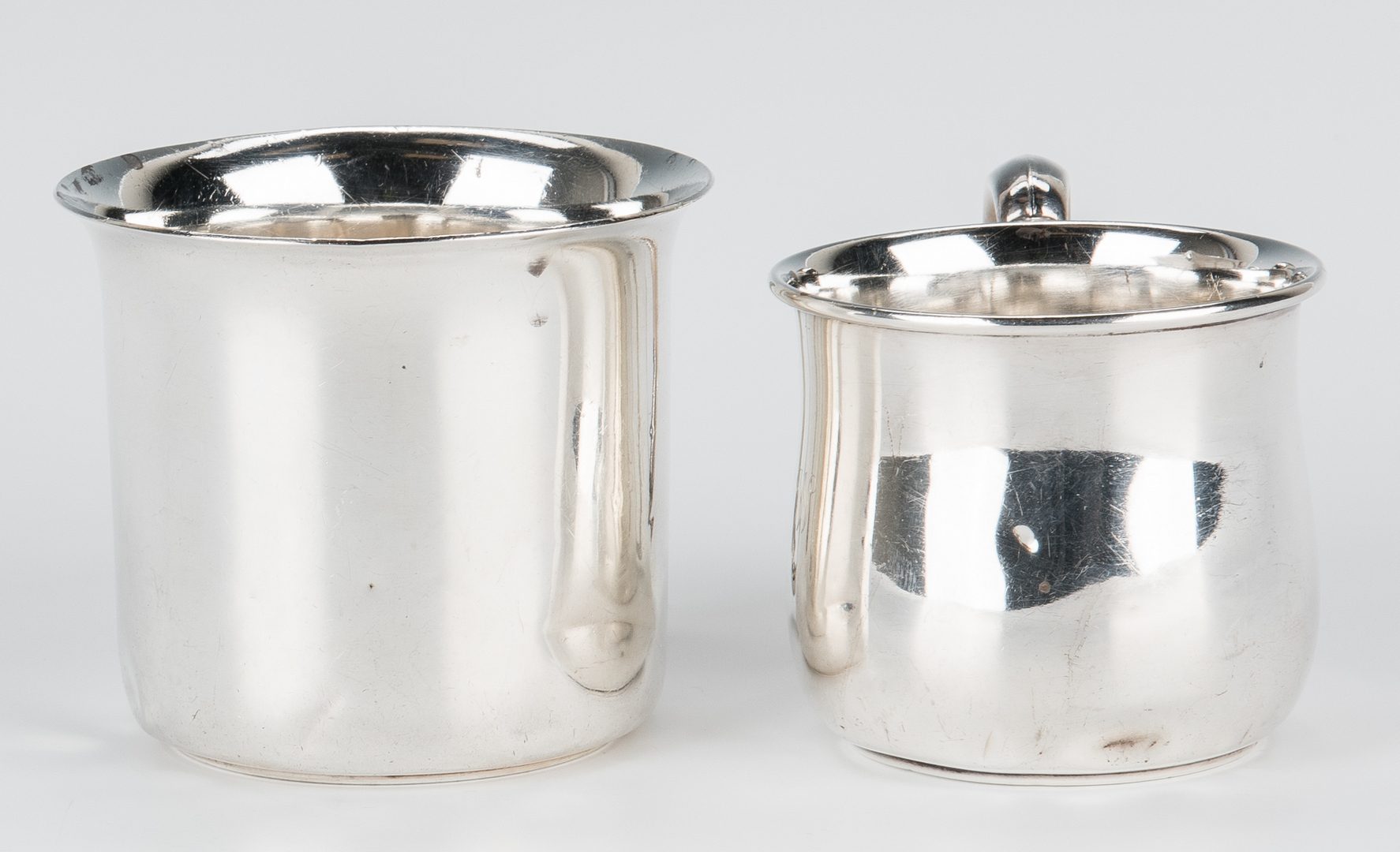 Lot 463: 12 Sterling items, incl. Gorham/Scearce Mint Julep Cups