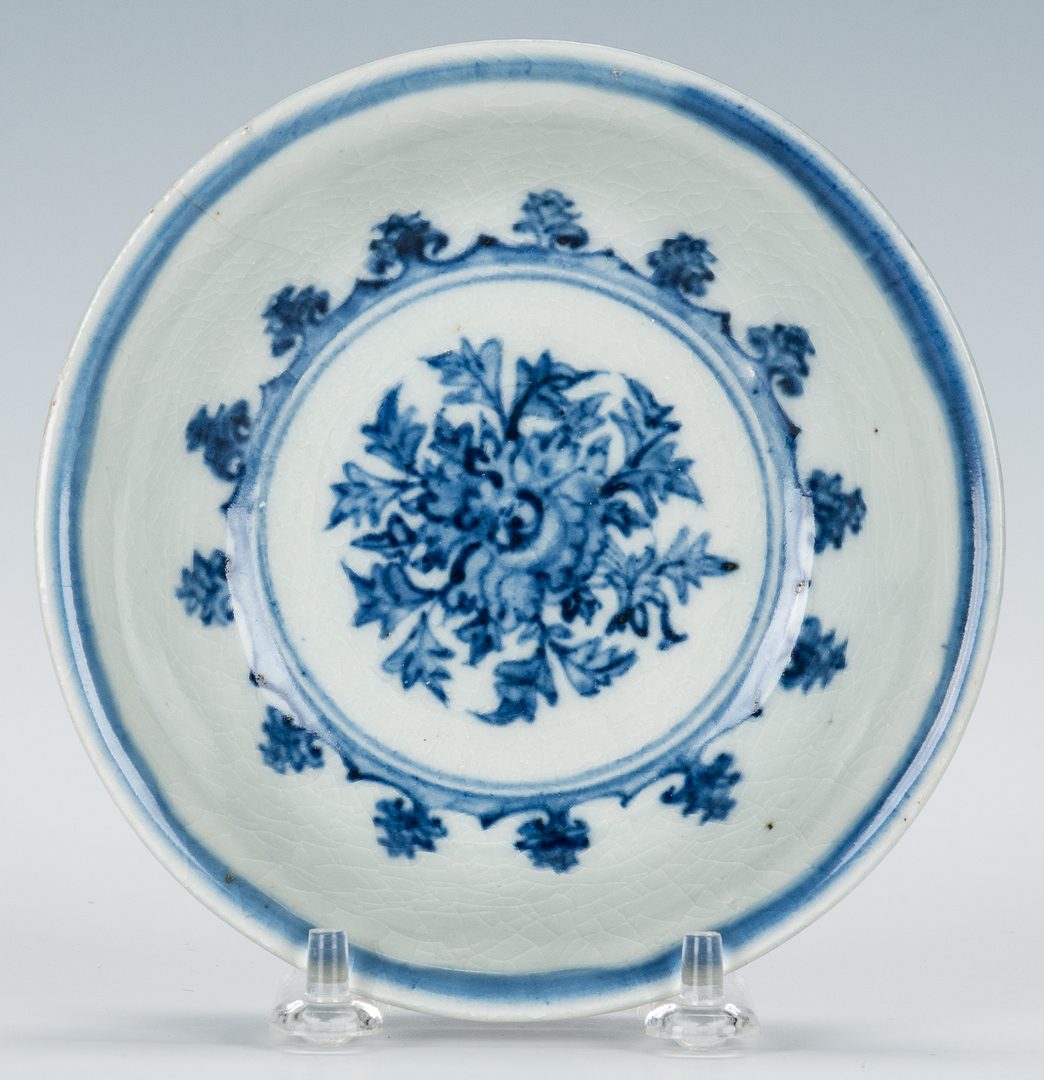 Lot 474: 4 Pcs. Chinese Blue & White Export  Porcelain