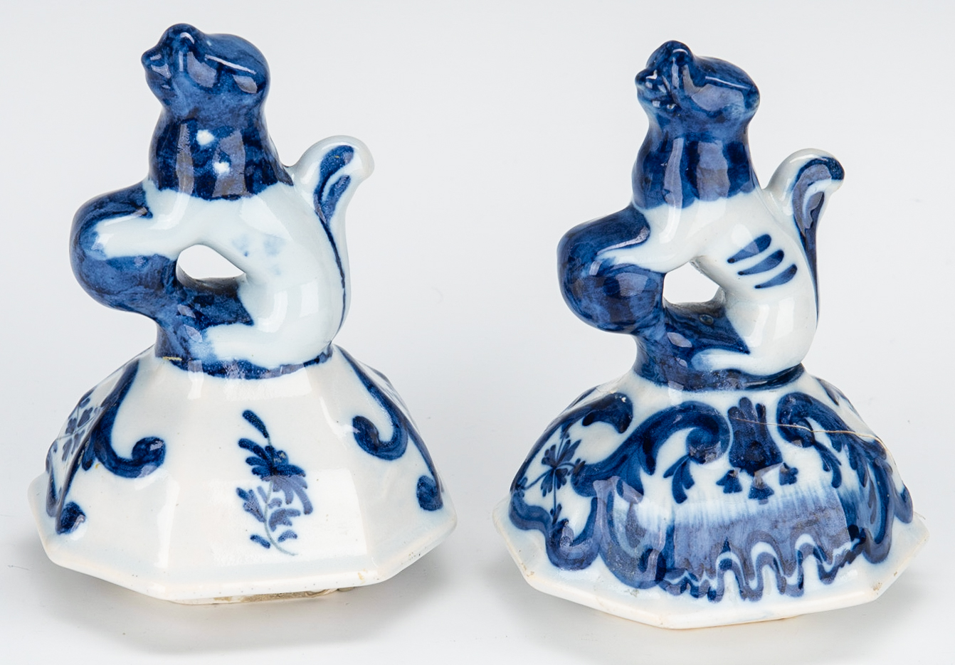 Lot 503: Pair of Signed Delft Lidded Urns