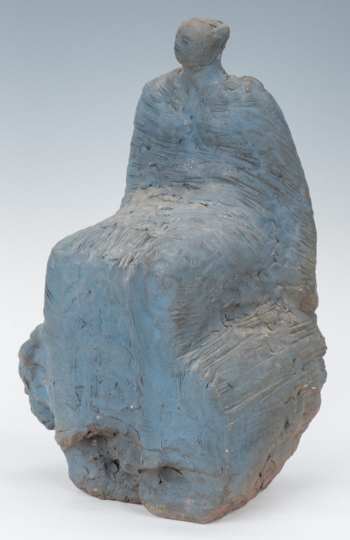 Lot 511: Olen Bryant Blue Ceramic Female Figure