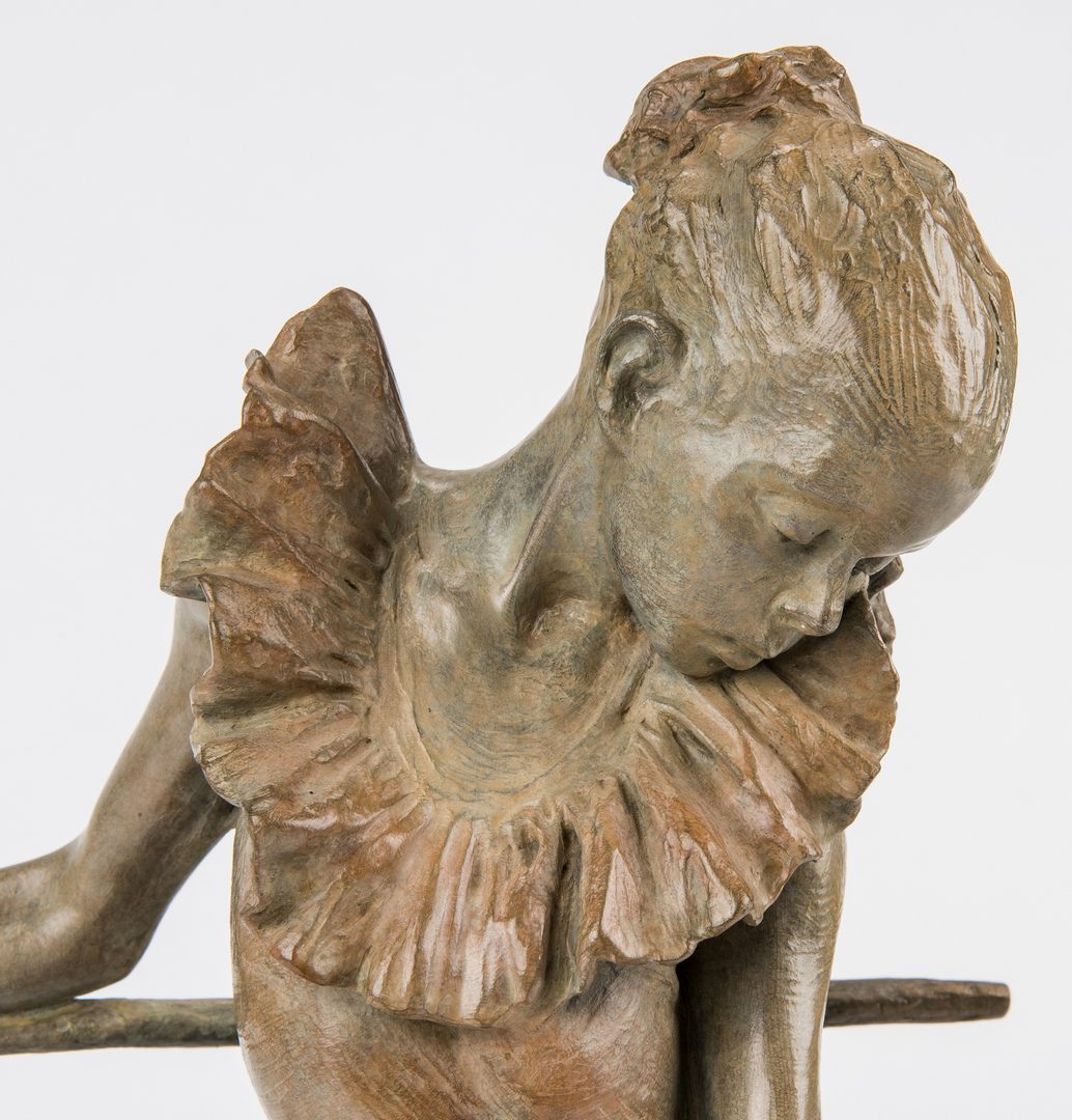 Lot 535: MacDonald Bronze Ballerina Sculpture, The Rose