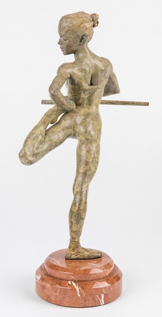 Lot 536: MacDonald Bronze Ballerina Sculpure, Warming Up