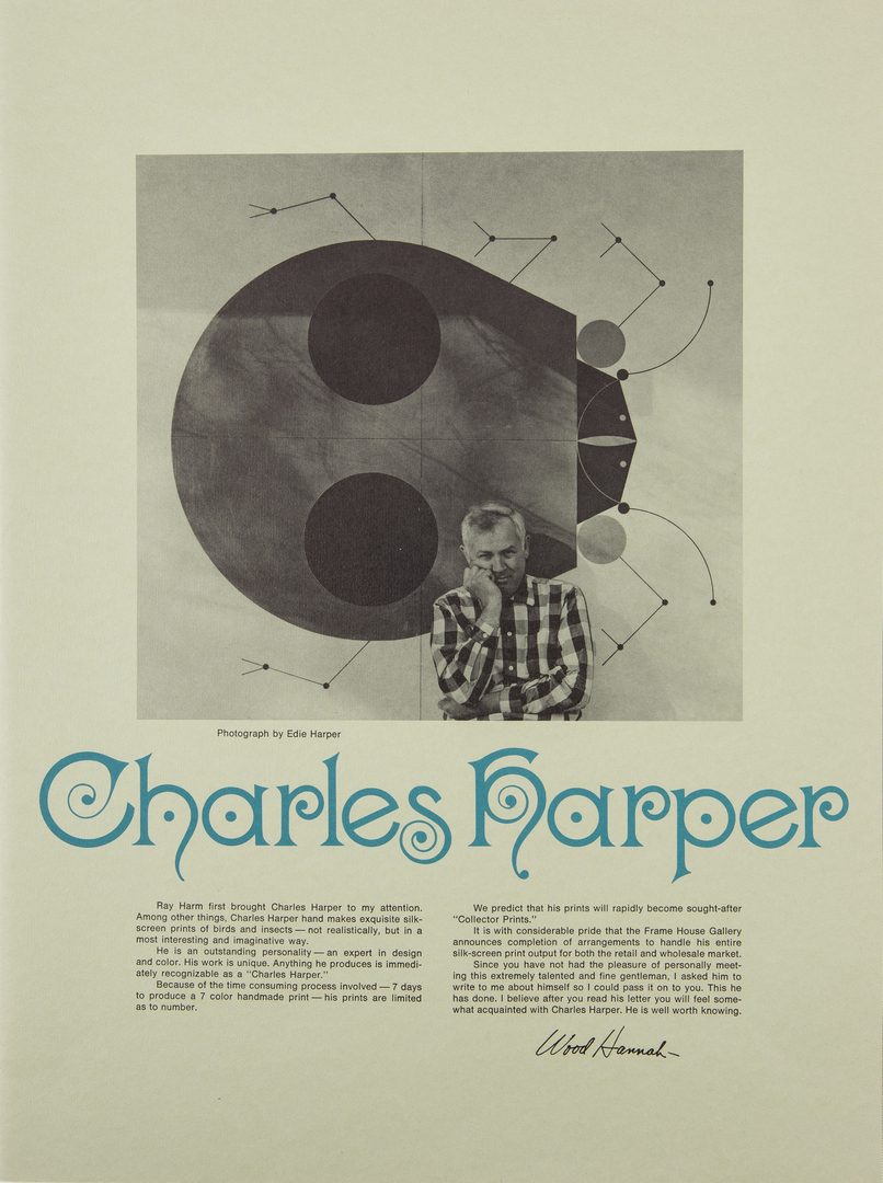 Lot 545: 4 Charley Harper Serigraphs. incl. Partial Portfolio & "House Wrens"
