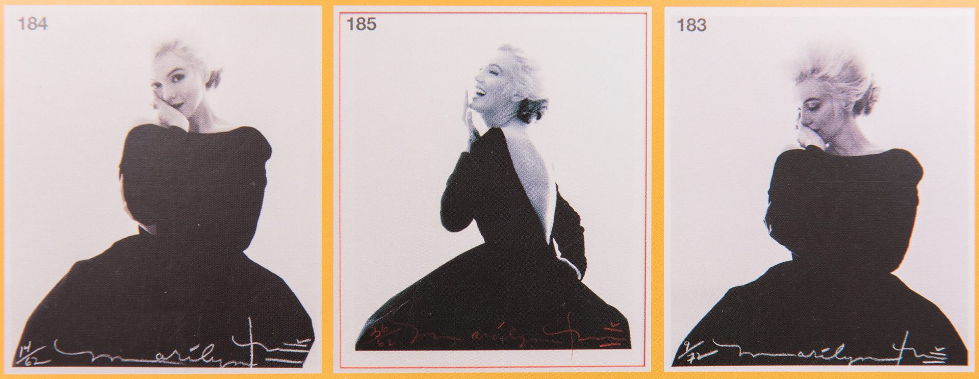 Lot 551: Bert Stern Marilyn Monroe Last Sitting signed photograph plus 2 Books