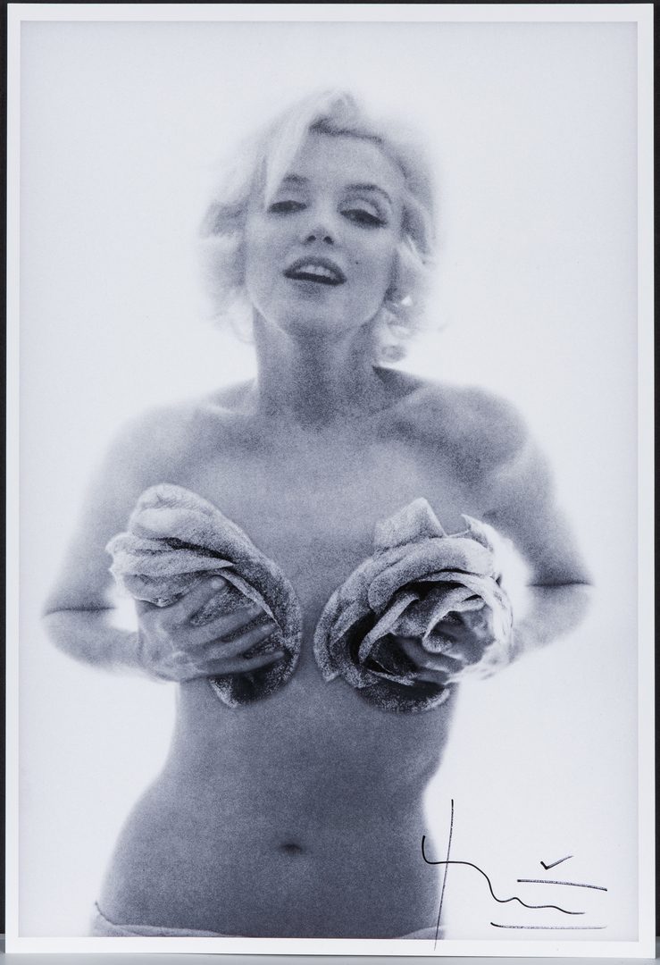 Lot 555: Bert Stern Photograph, Marilyn with Roses, Last Sitting