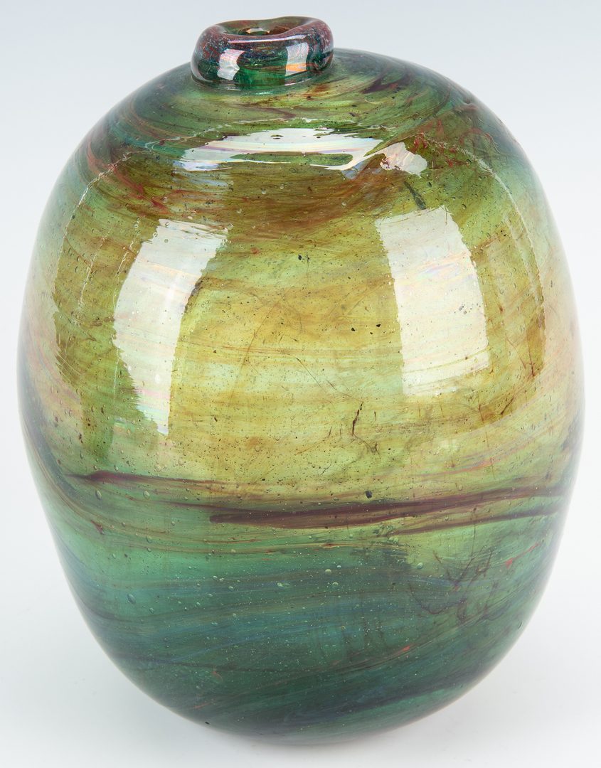 Lot 566: 2 Kent Ipsen Art Glass Vases