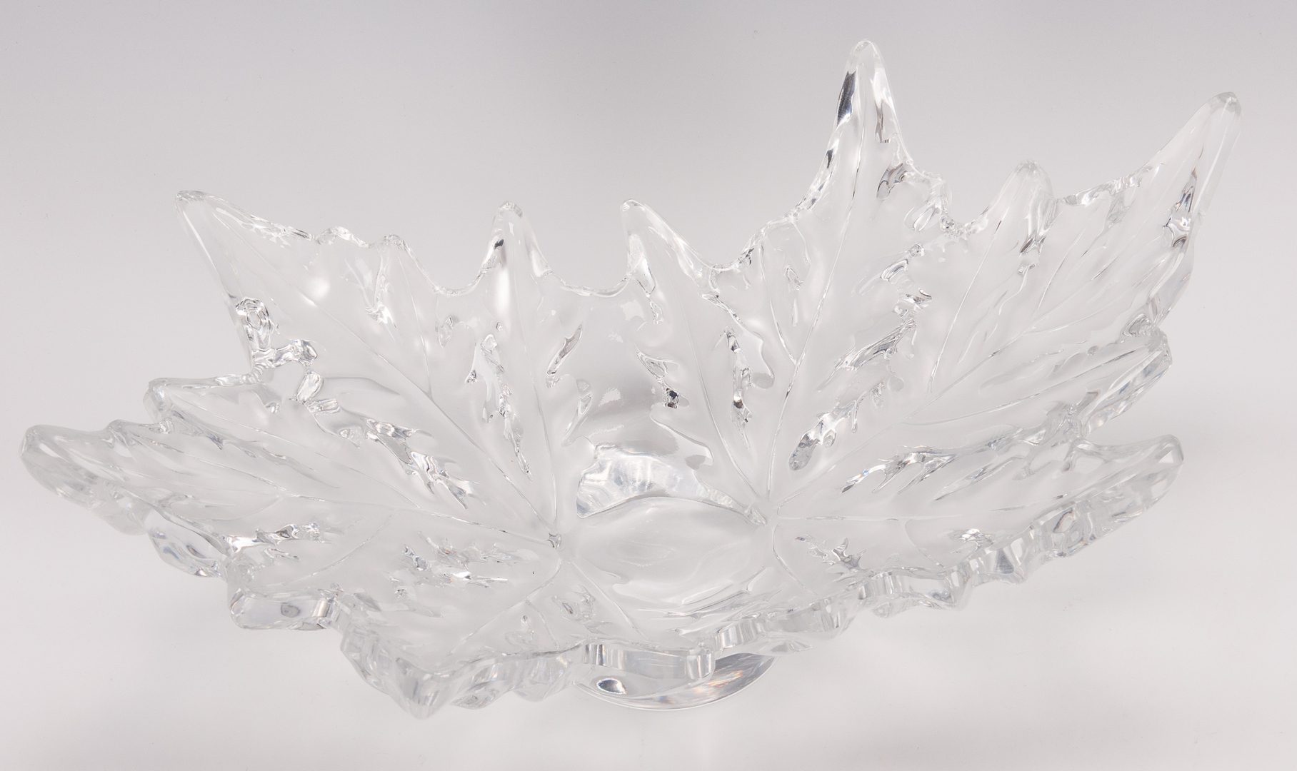 Lot 567: Lalique Champs Elysees Crystal Center Bowl