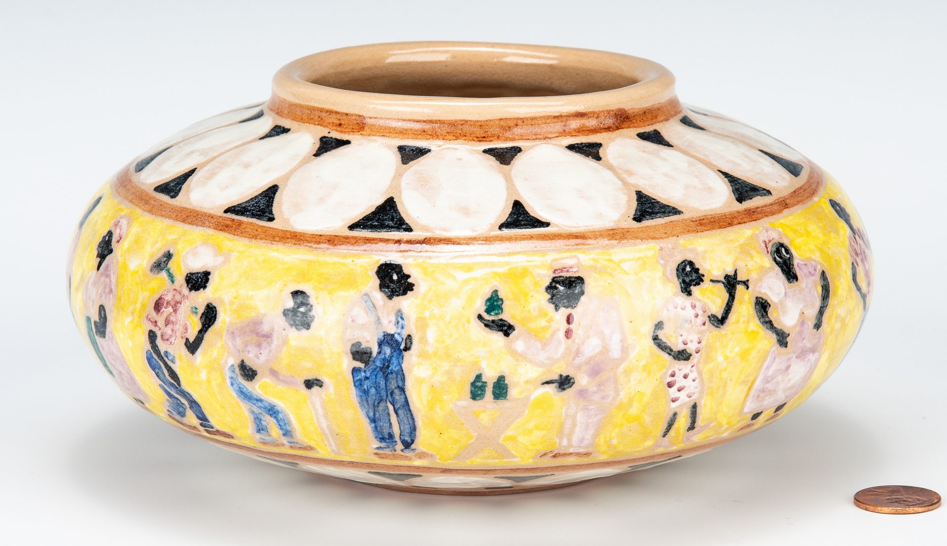 Lot 578: Shearwater Art Pottery Jar, Mac Anderson