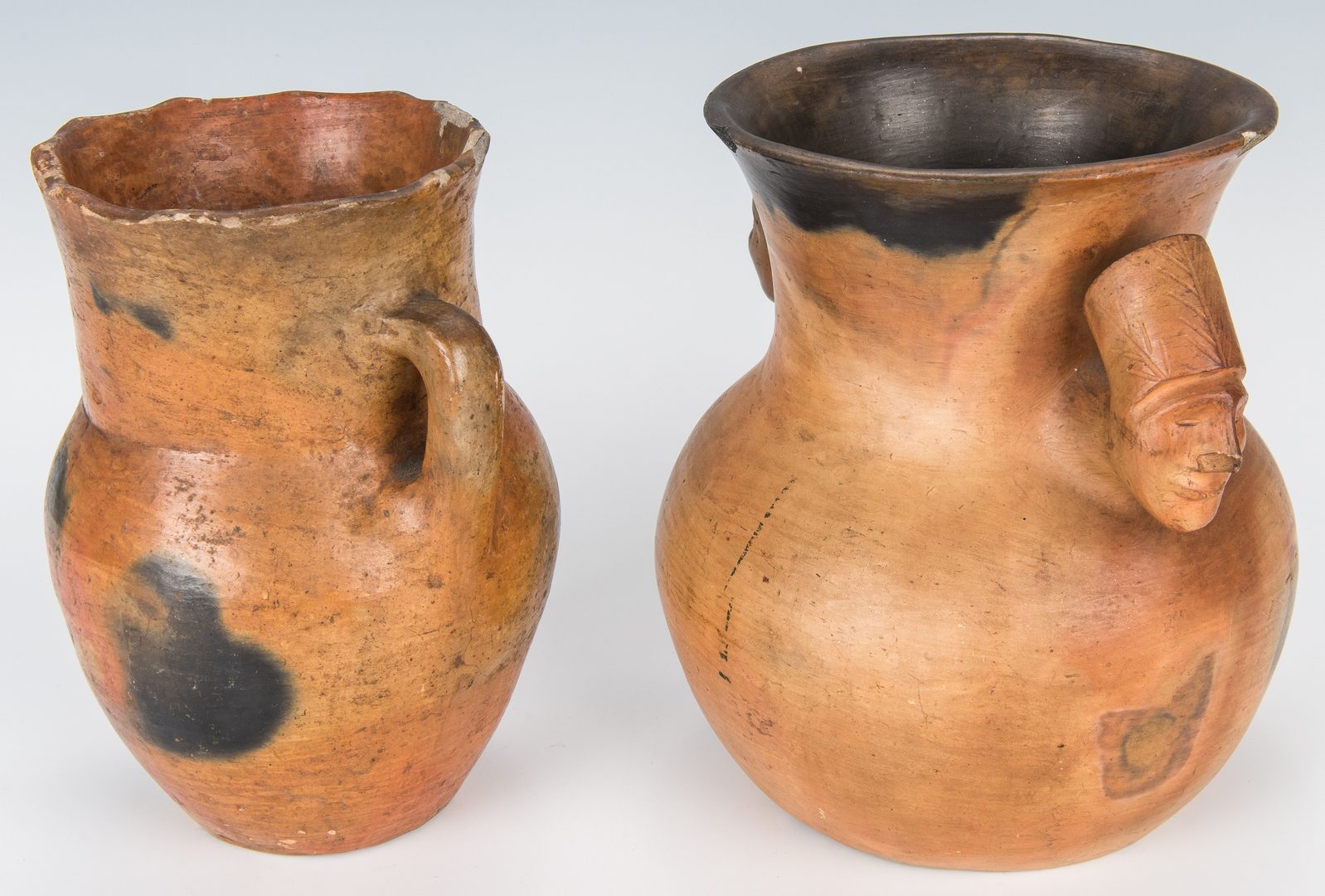 Lot 605: 6 Catawba Native American Pottery Pcs.