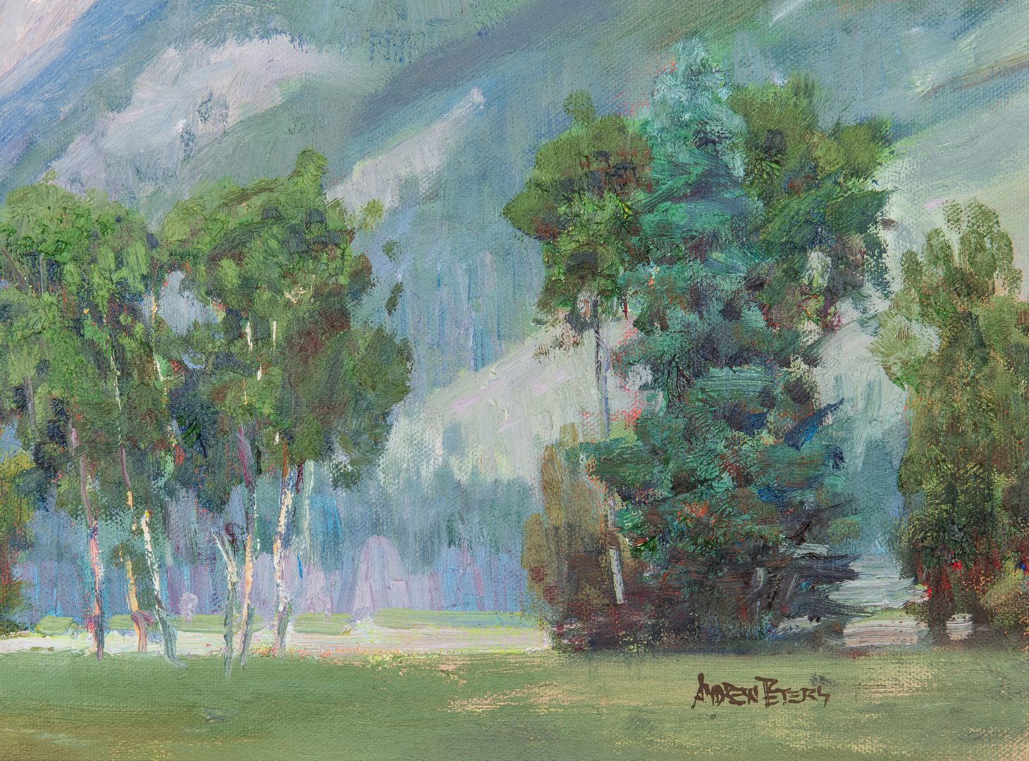 Lot 616: Andrew Peters, Jackson Hole, WY Landscape